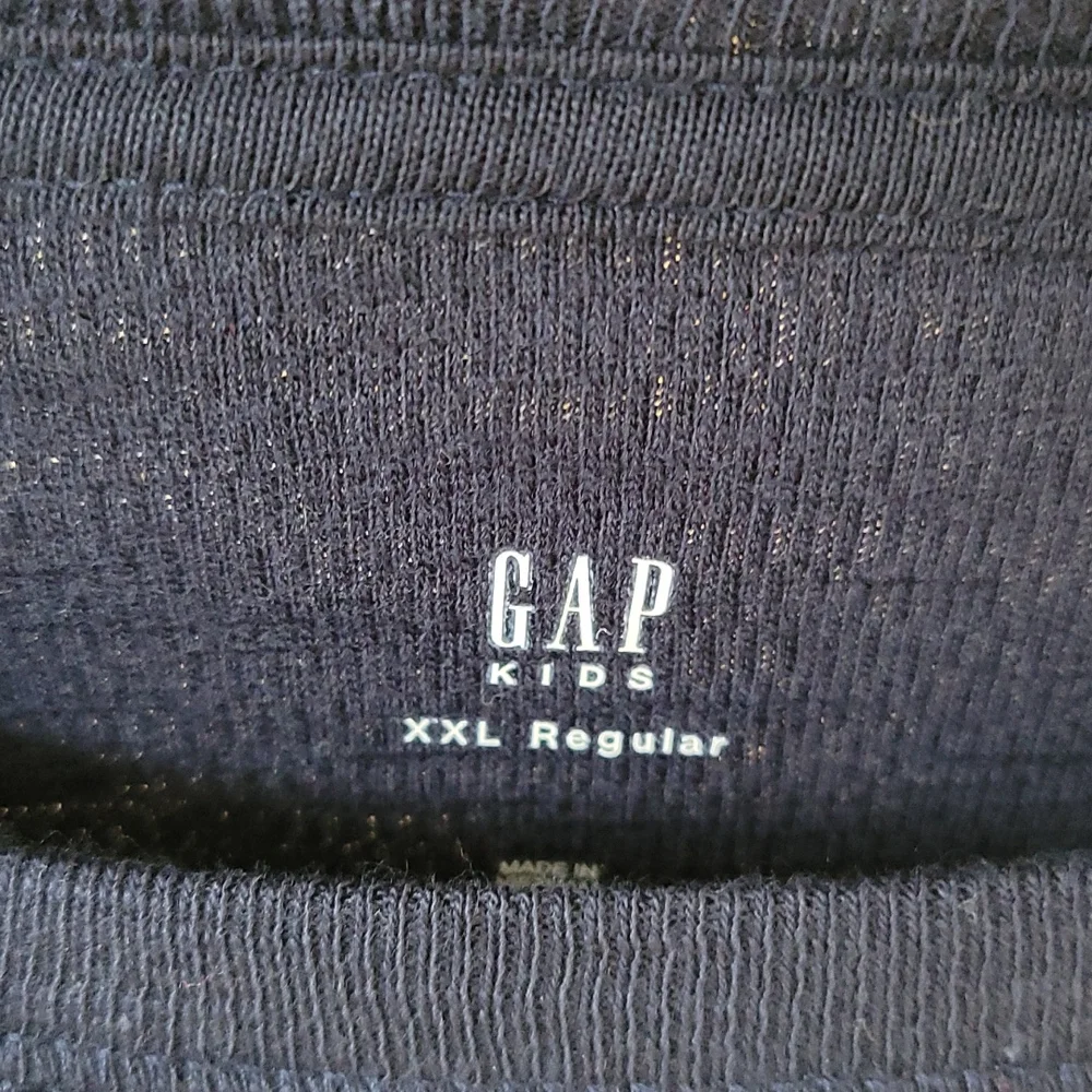 Gap navy/gray/green waffle weave 14/XXL